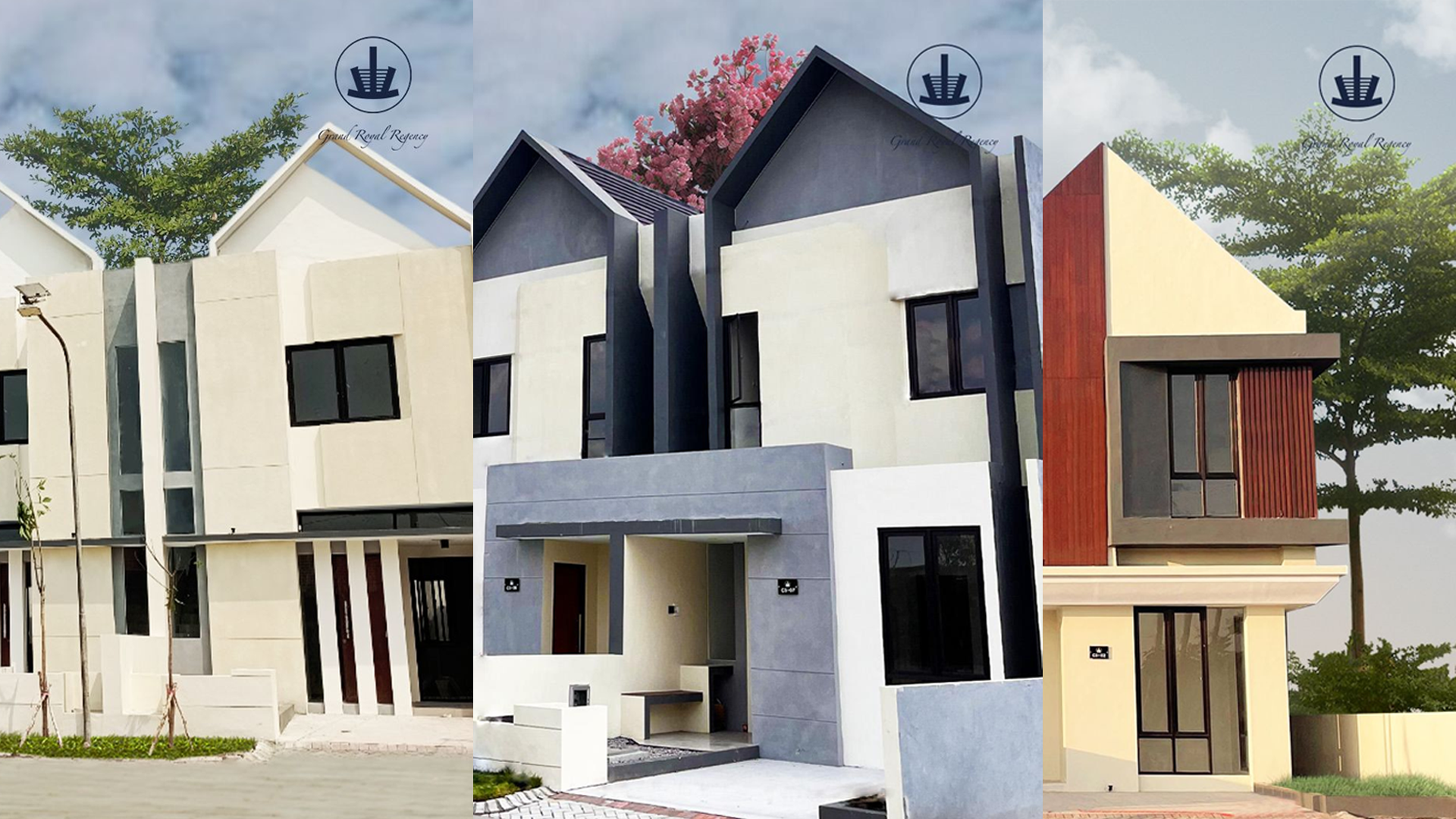 Perumahan Grand Royal Regency di Taman, Sidoarjo - Rumah baru modern dengan fasilitas lengkap