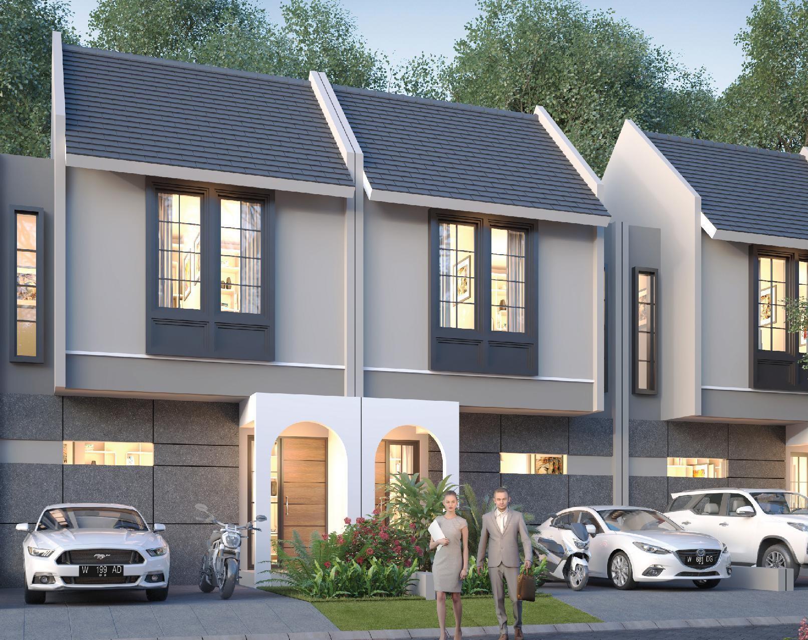 Foto eksterior tipe rumah Tipe 45/72 di The Anvaya Juanda Sedati, Sidoarjo