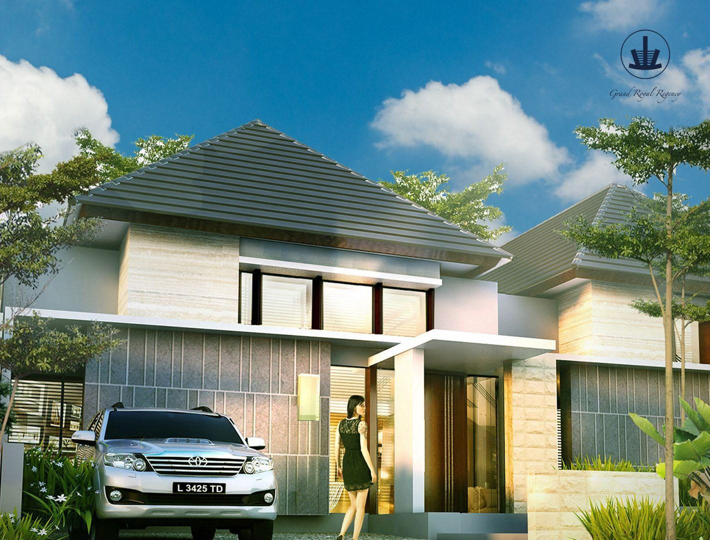 Foto eksterior tipe rumah Tipe 65/105 di Grand Royal Regency Taman, Sidoarjo