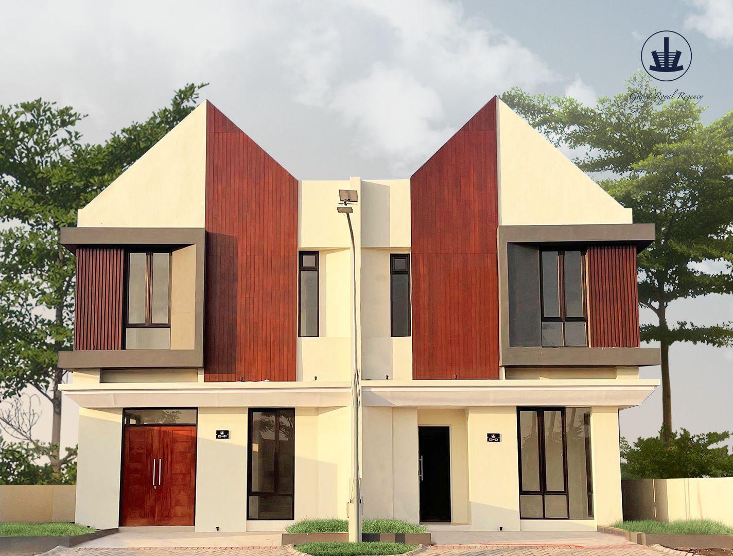 Foto eksterior tipe rumah Tipe 86/96 di Grand Royal Regency Taman, Sidoarjo