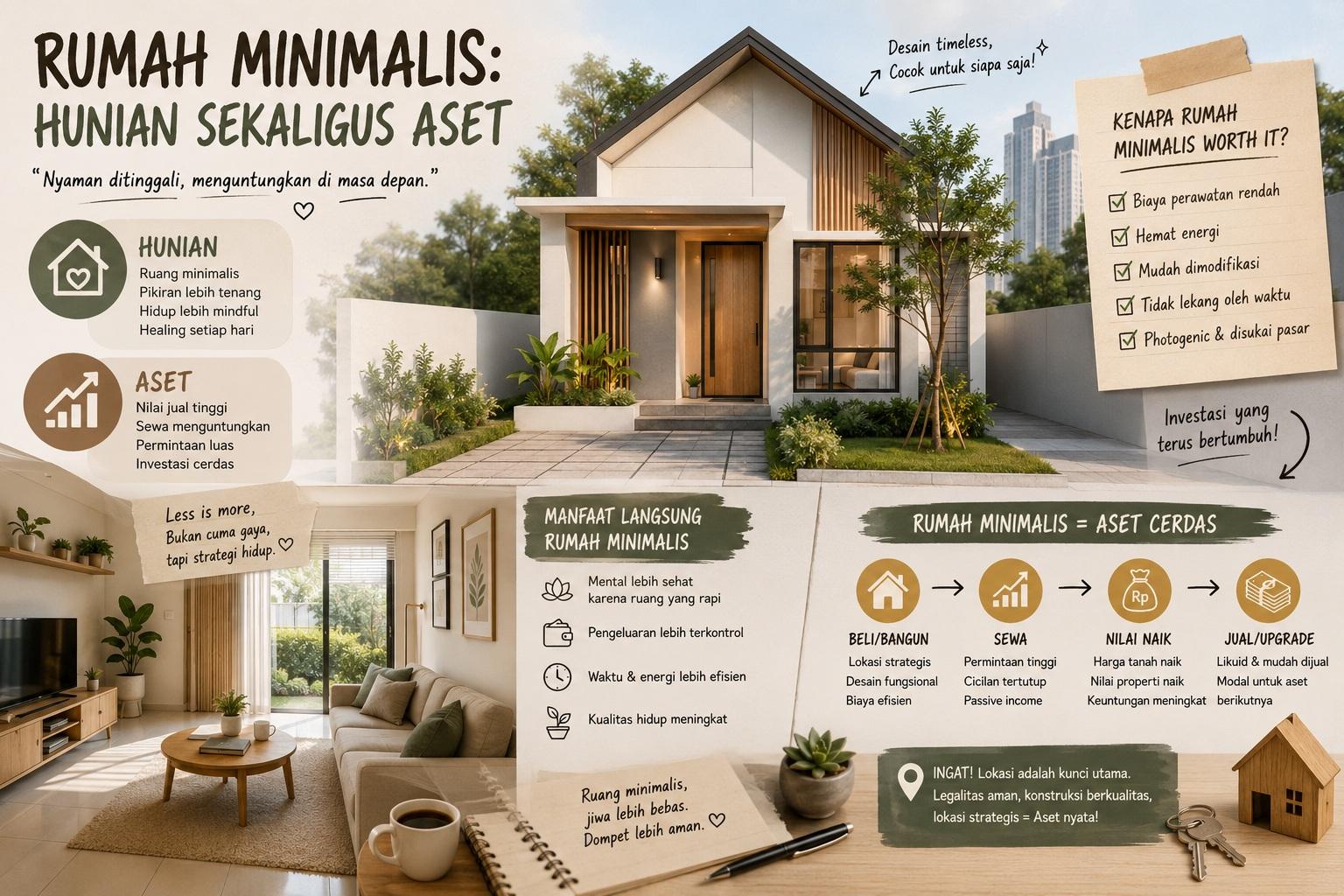 Thumbnail artikel Rumah Minimalis: Hunian Sekaligus Aset - Berita & Artikel Rumah Sidoarjo
