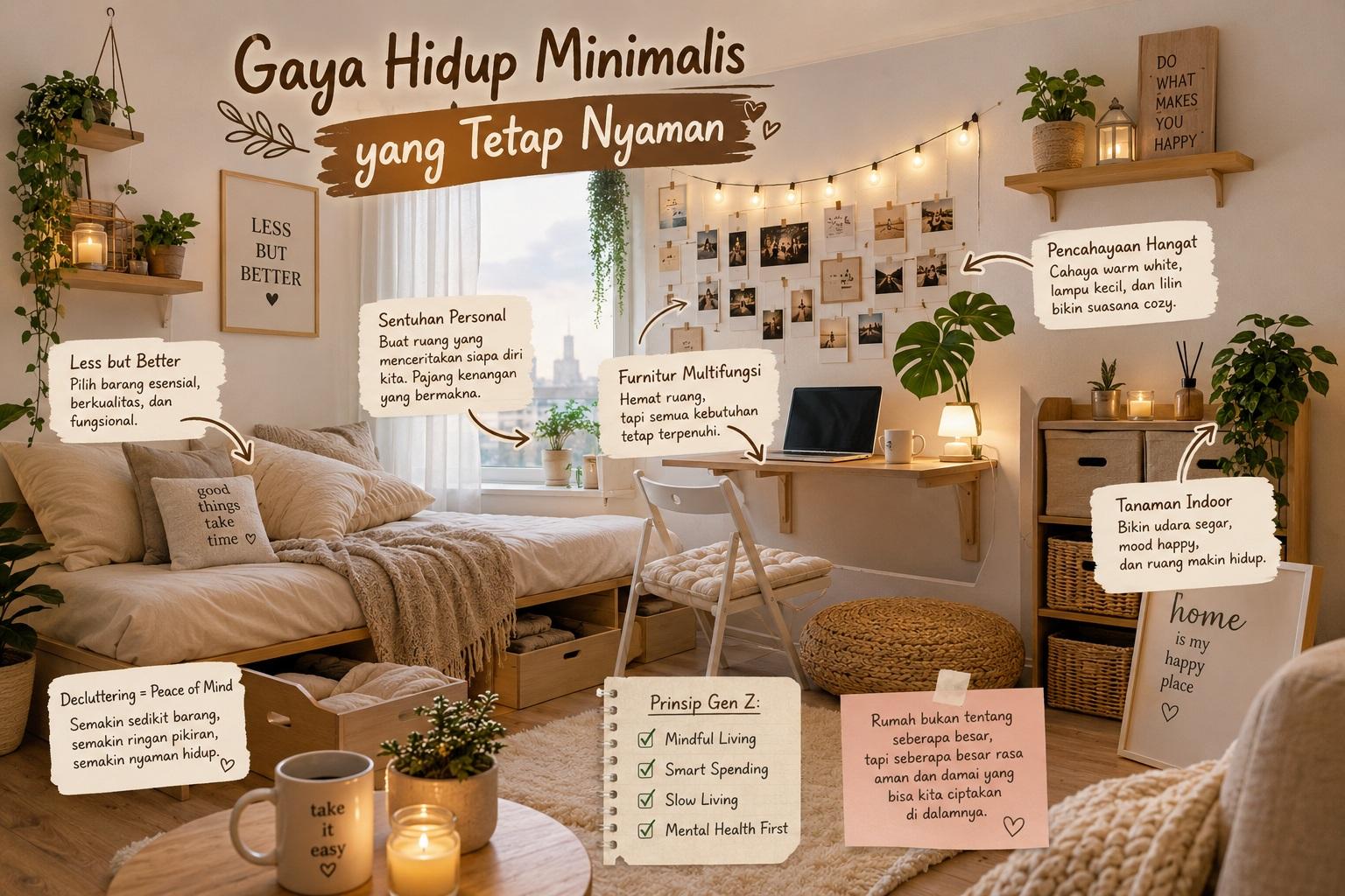 Thumbnail artikel Gaya Hidup Minimalis yang Tetap Nyaman - Berita & Artikel Rumah Sidoarjo