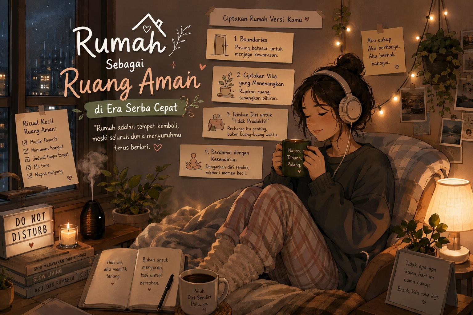 Thumbnail artikel Rumah Sebagai Ruang Aman di Era Serba Cepat - Berita & Artikel Rumah Sidoarjo