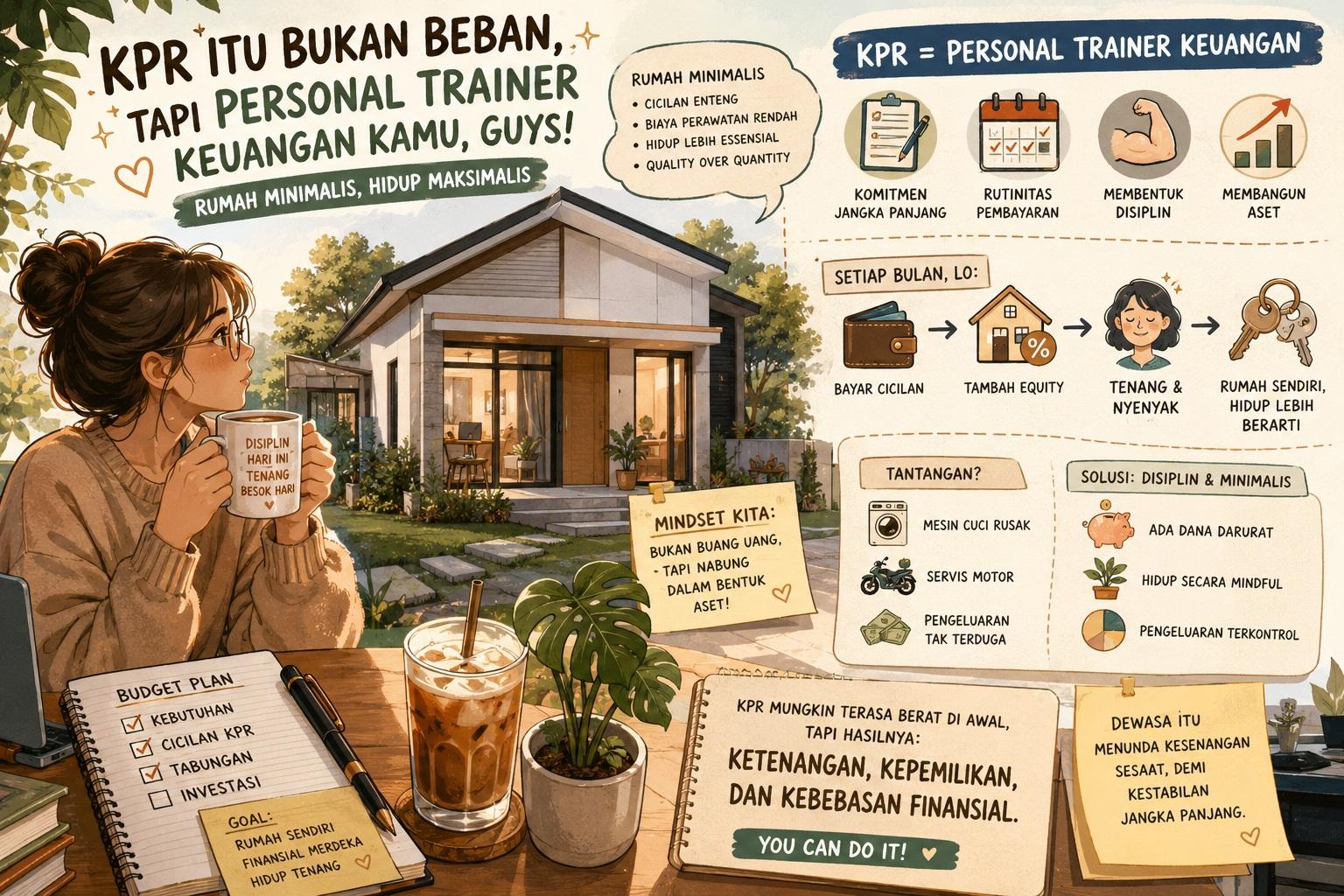 Thumbnail artikel KPR Itu Bukan Beban, Tapi Personal Trainer Keuangan Kamu, Guys! - Berita & Artikel Rumah Sidoarjo