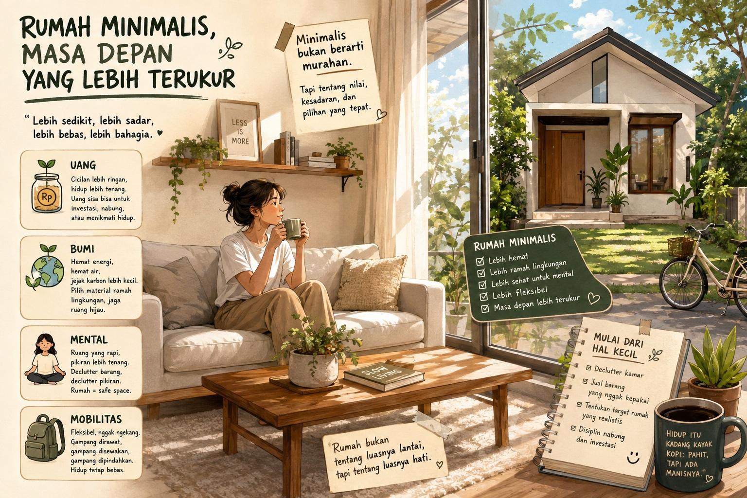 Thumbnail artikel Rumah Minimalis dan Masa Depan yang Lebih Terukur - Berita & Artikel Rumah Sidoarjo