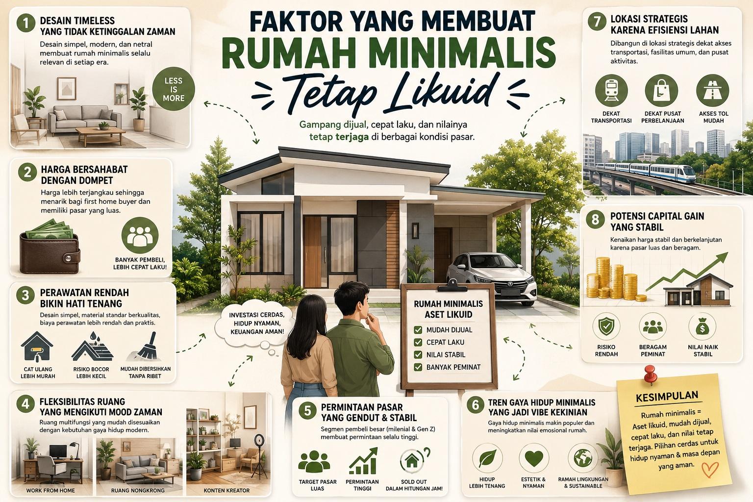Thumbnail artikel Faktor yang Membuat Rumah Minimalis Tetap Likuid - Berita & Artikel Rumah Sidoarjo