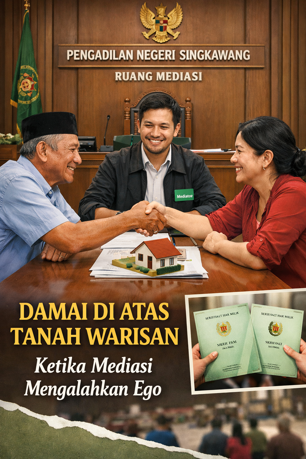 Thumbnail artikel Damai di Atas Tanah Warisan: Ketika Mediasi Mengalahkan Ego - Berita & Artikel Rumah Sidoarjo