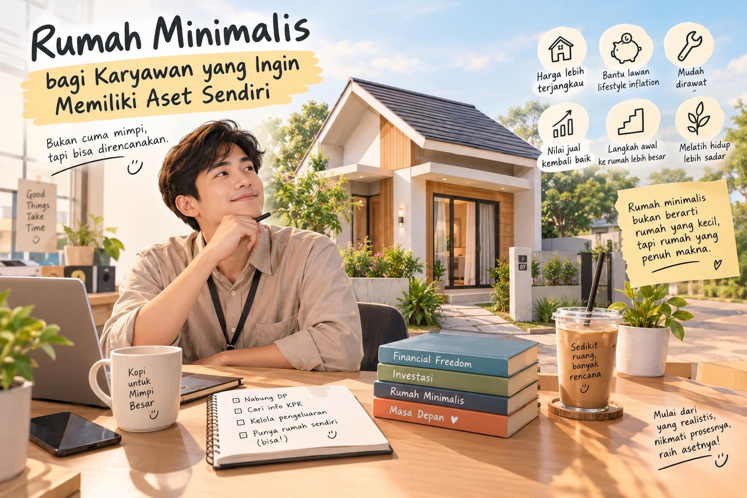 Thumbnail artikel Rumah Minimalis bagi Karyawan yang Ingin Memiliki Aset Sendiri - Berita & Artikel Rumah Sidoarjo