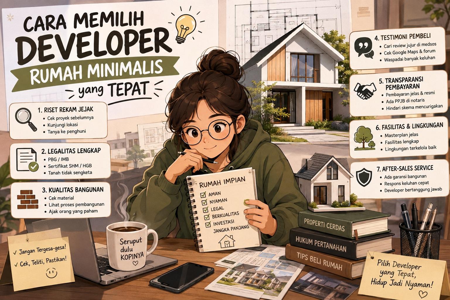 Thumbnail artikel Cara Memilih Developer Rumah Minimalis yang Tepat - Berita & Artikel Rumah Sidoarjo