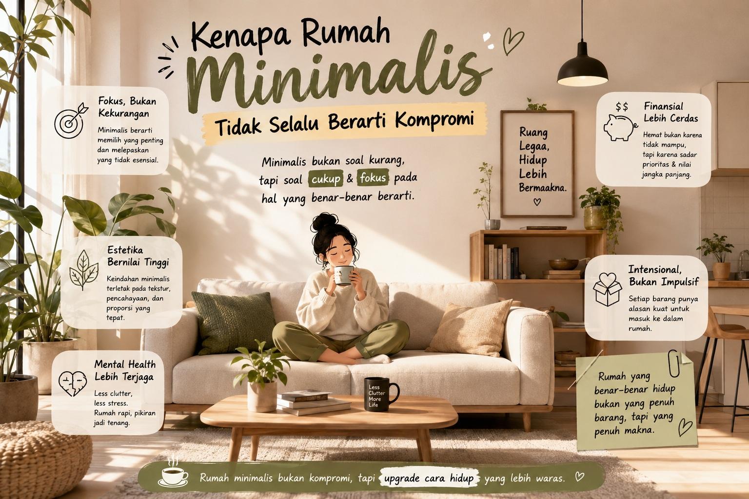 Thumbnail artikel Kenapa Rumah Minimalis Tidak Selalu Berarti Kompromi - Berita & Artikel Rumah Sidoarjo