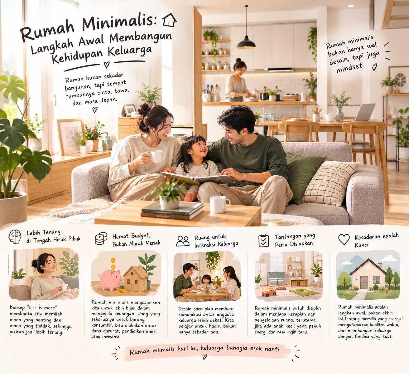 Thumbnail artikel Rumah Minimalis: Langkah Awal Membangun Kehidupan Keluarga - Berita & Artikel Rumah Sidoarjo