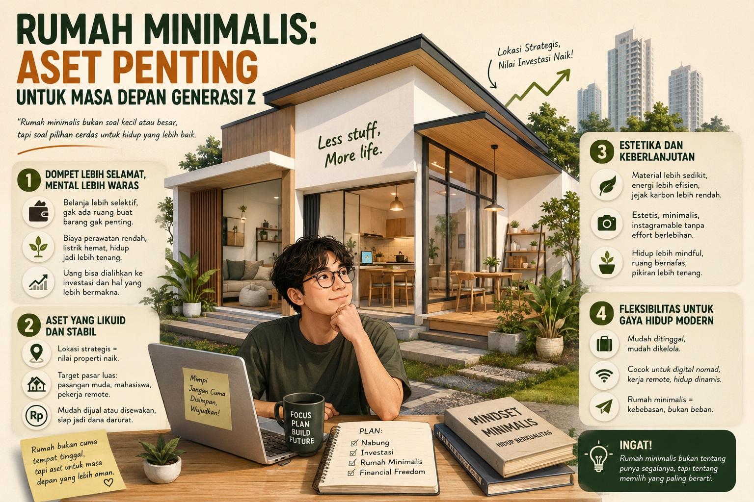Thumbnail artikel Rumah Minimalis: Aset Penting untuk Masa Depan Generasi Z - Berita & Artikel Rumah Sidoarjo