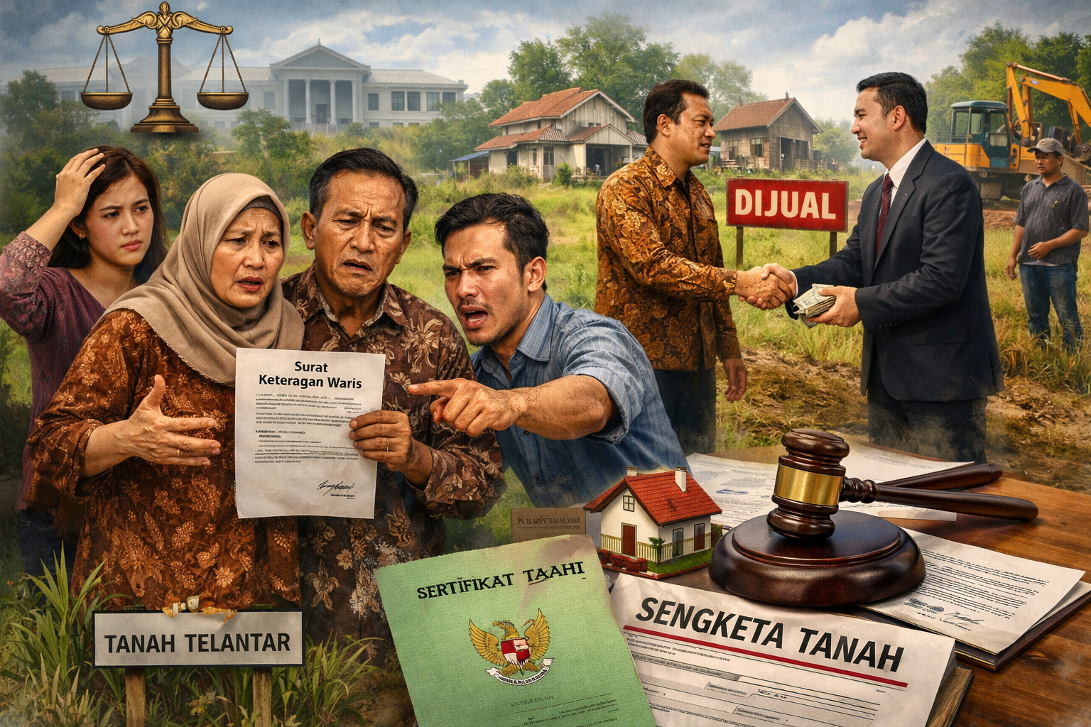 Thumbnail artikel Ahli Waris Tidak Lengkap, Tanah Bisa Direbut Pihak Lain dan Bagaimana Hukum Indonesia Mengaturnya - Berita & Artikel Rumah Sidoarjo