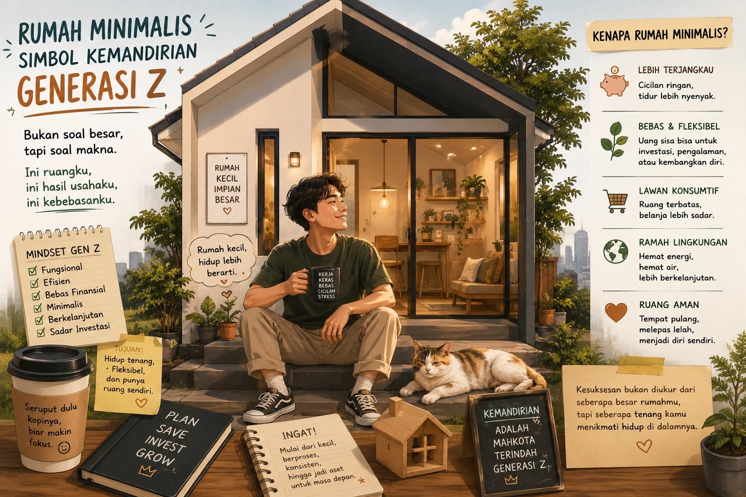 Thumbnail artikel Memiliki Rumah Minimalis sebagai Simbol Kemandirian Generasi Z - Berita & Artikel Rumah Sidoarjo