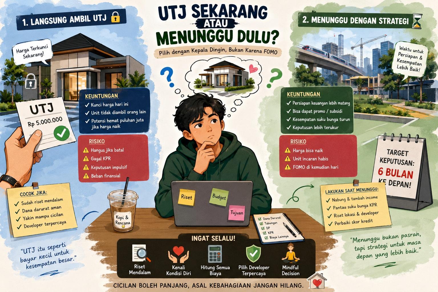 Thumbnail artikel UTJ vs Menunggu: Mana yang Lebih Menguntungkan? - Berita & Artikel Rumah Sidoarjo