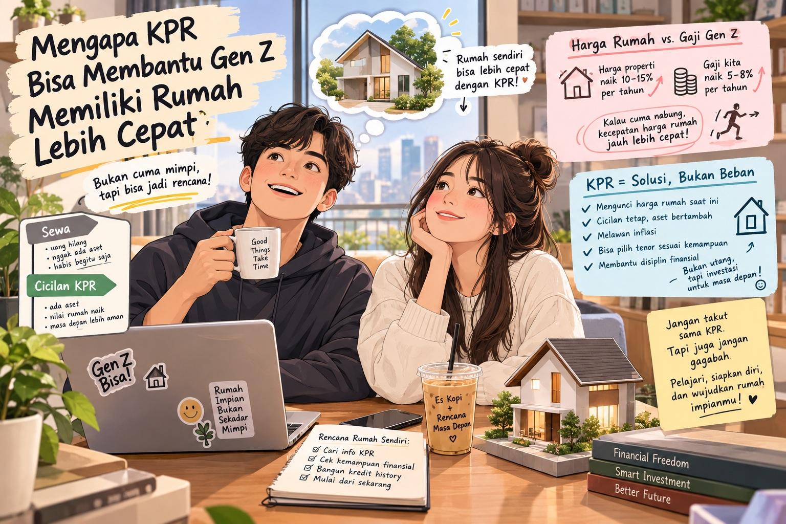 Thumbnail artikel Mengapa KPR Bisa Membantu Gen Z Memiliki Rumah Lebih Cepat - Berita & Artikel Rumah Sidoarjo