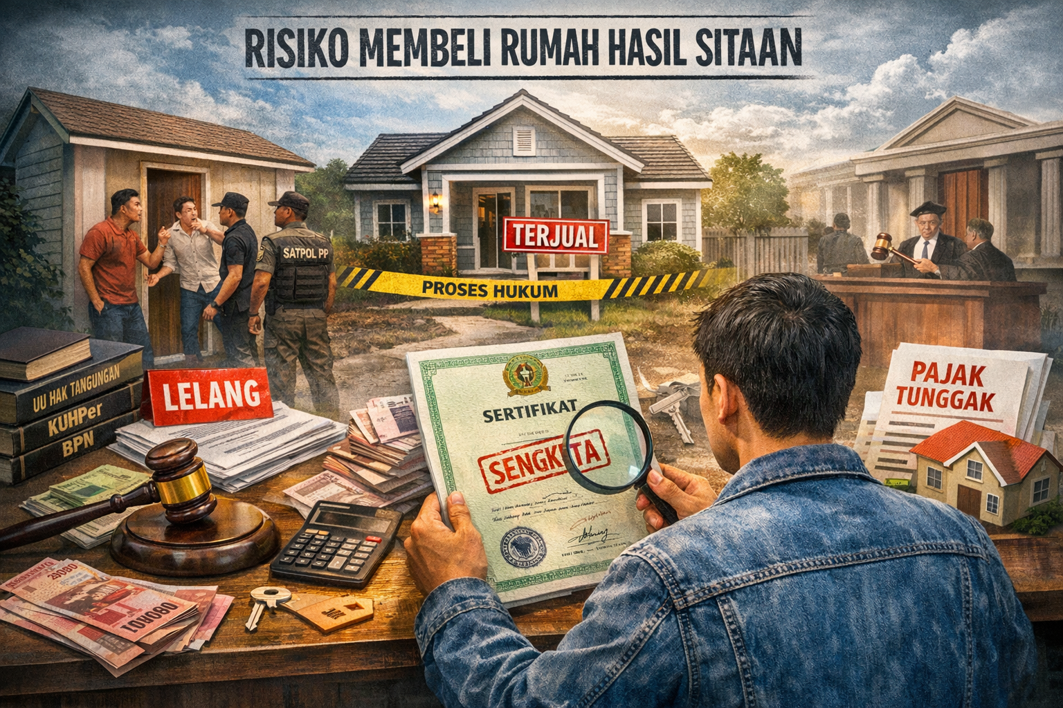 Thumbnail artikel Risiko Hukum Membeli Rumah Hasil Sitaan yang Wajib Dipahami Calon Pembeli - Berita & Artikel Rumah Sidoarjo