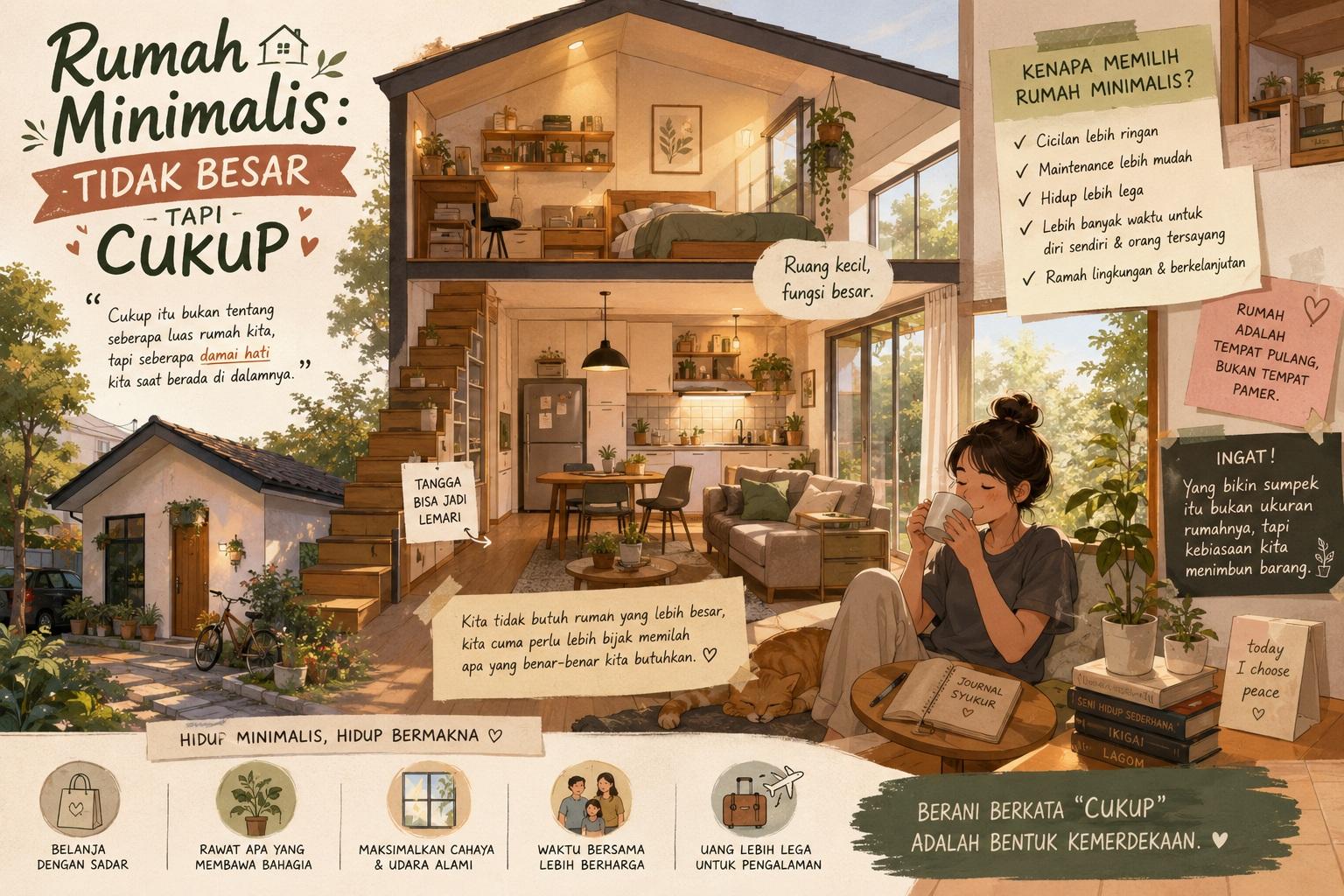 Thumbnail artikel Rumah Minimalis: Tidak Besar Tapi Cukup - Berita & Artikel Rumah Sidoarjo
