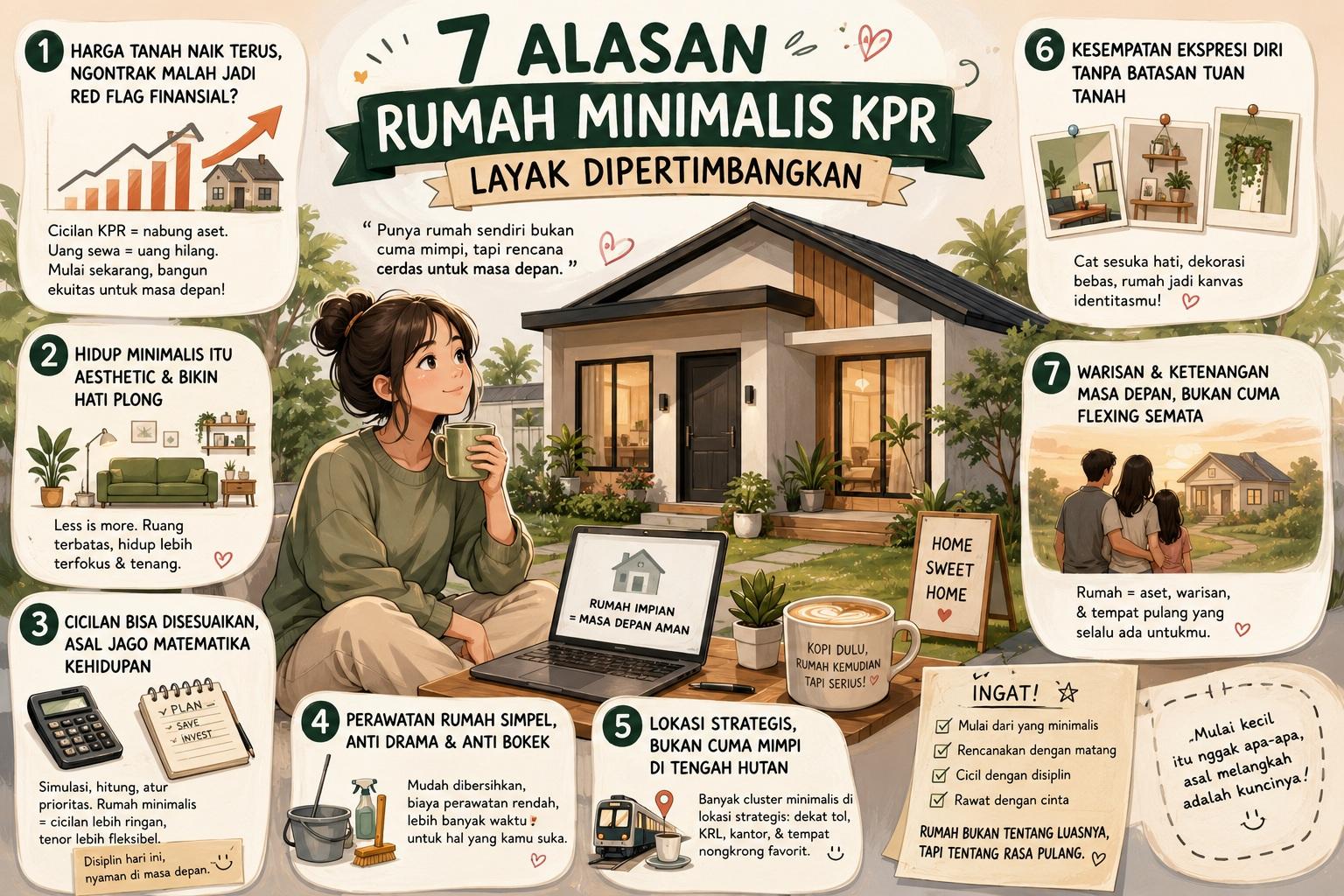Thumbnail artikel 7 Alasan Rumah Minimalis KPR Layak Dipertimbangkan - Berita & Artikel Rumah Sidoarjo
