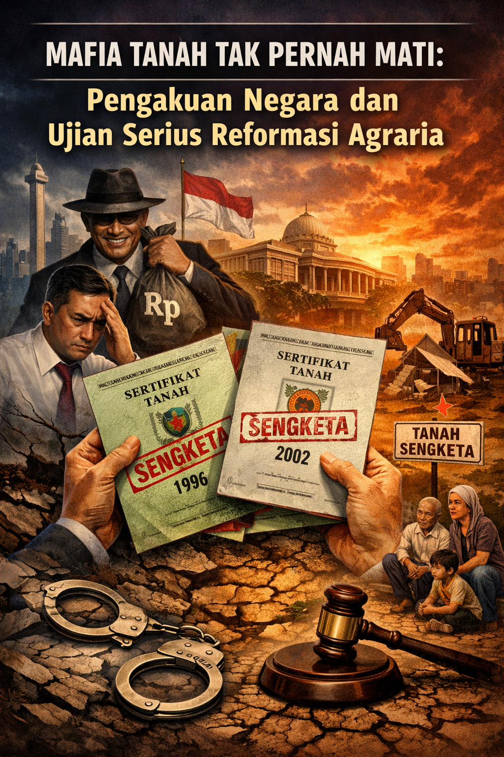 Thumbnail artikel Mafia Tanah Tak Pernah Mati: Pengakuan Negara dan Ujian Serius Reformasi Agraria - Berita & Artikel Rumah Sidoarjo