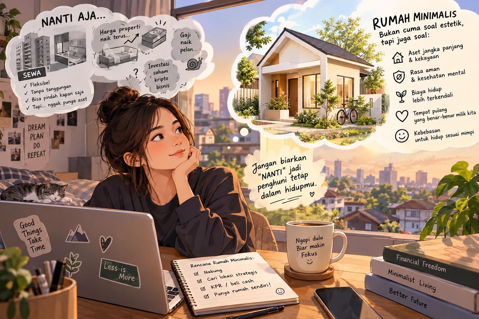 Thumbnail artikel Mengapa Menunda Kepemilikan Rumah Perlu Dipertimbangkan Kembali - Berita & Artikel Rumah Sidoarjo