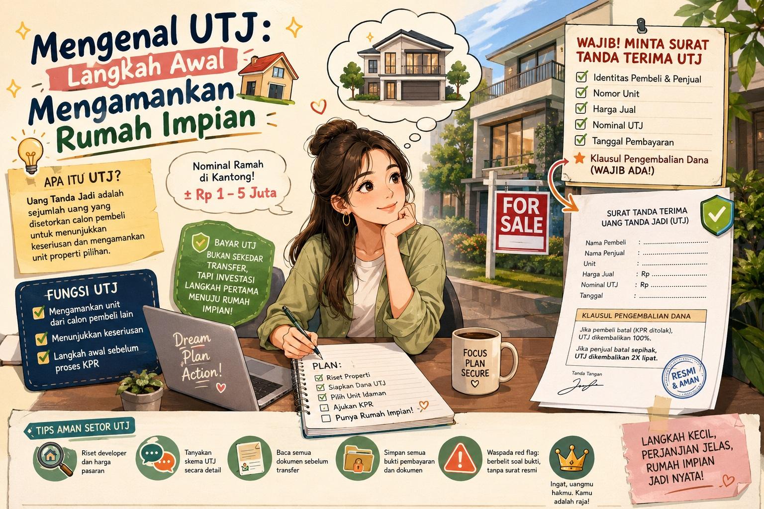Thumbnail artikel Mengenal UTJ: Langkah Awal Mengamankan Rumah Impian - Berita & Artikel Rumah Sidoarjo