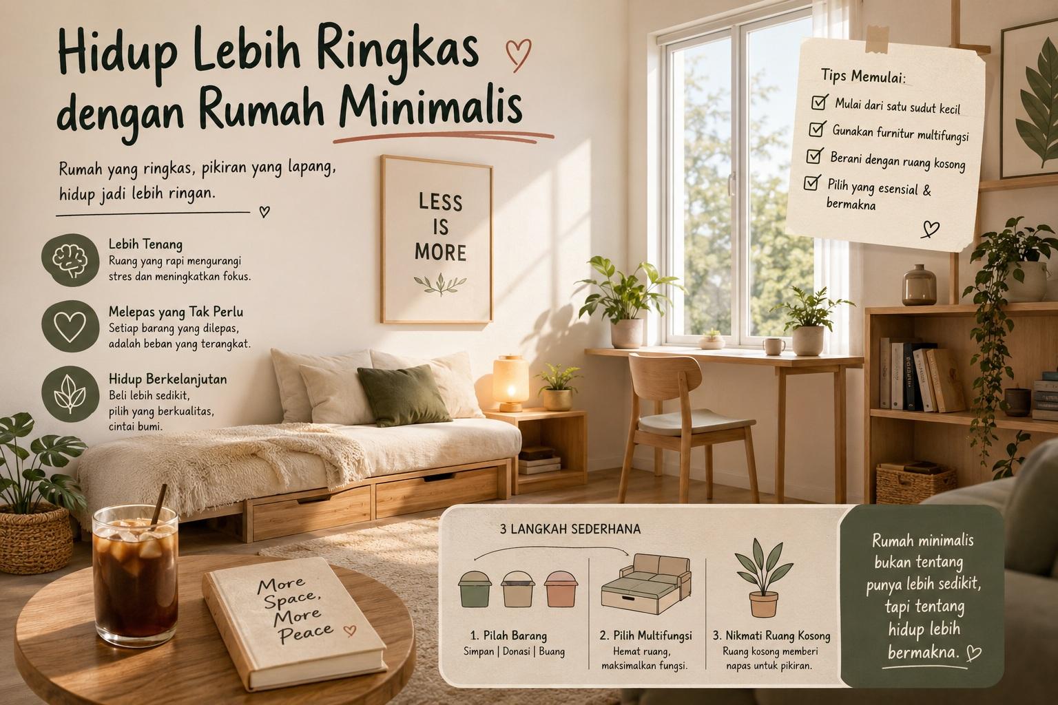 Thumbnail artikel Hidup Lebih Ringkas dengan Rumah Minimalis - Berita & Artikel Rumah Sidoarjo