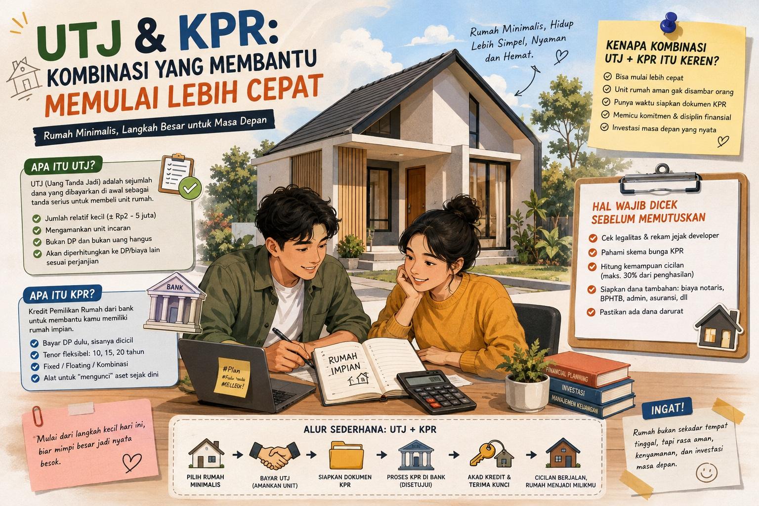 Thumbnail artikel UTJ dan KPR: Kombinasi yang Membantu Memulai Lebih Cepat - Berita & Artikel Rumah Sidoarjo