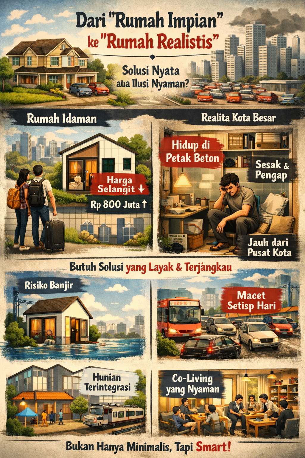 Thumbnail artikel Apakah Rumah Minimalis Solusi Krisis Perumahan di Kota Besar? - Berita & Artikel Rumah Sidoarjo