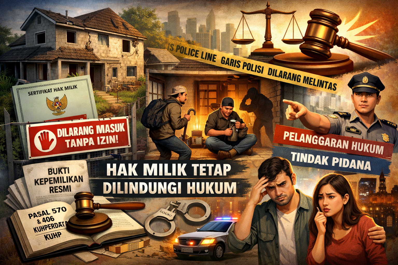 Thumbnail artikel Rumah Kosong Bukan Berarti Bebas Diambil: Hak Milik Tetap Dilindungi Hukum - Berita & Artikel Rumah Sidoarjo