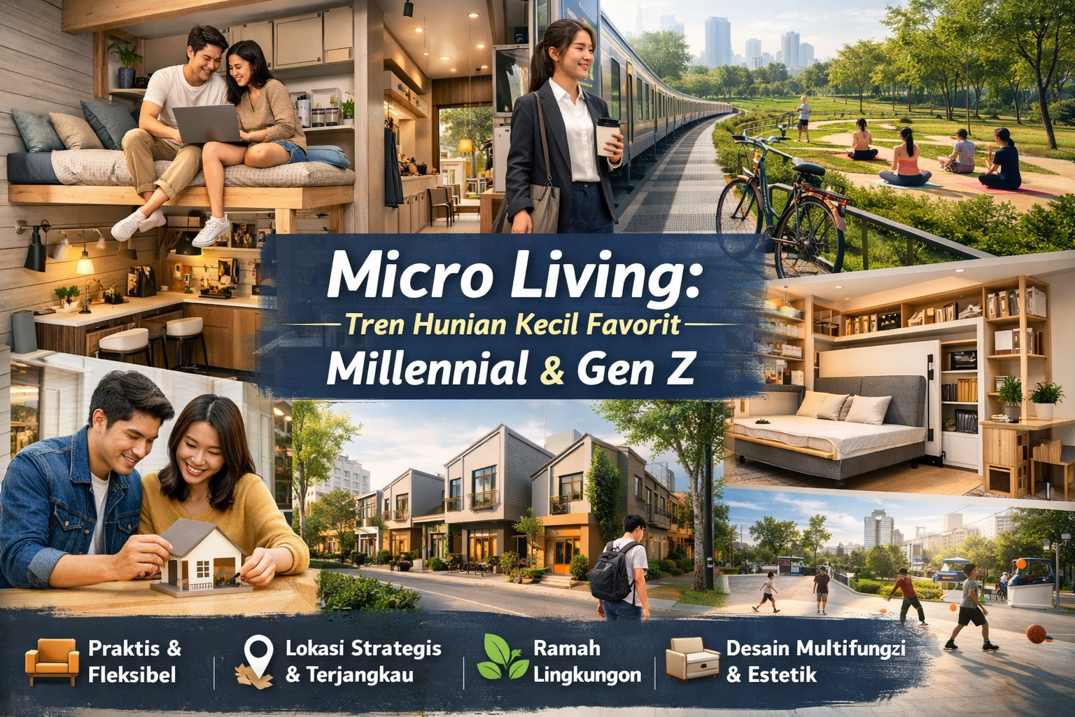 Thumbnail artikel Micro Living: Tren Hunian Kecil yang Lagi Digandrungi Millennial & Gen Z - Berita & Artikel Rumah Sidoarjo