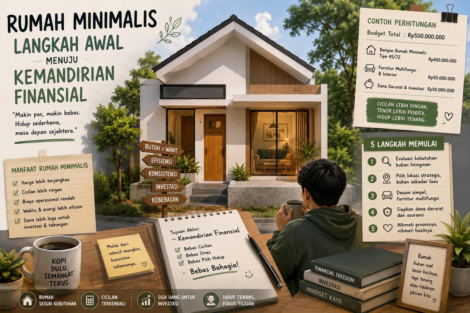 Thumbnail artikel Rumah Minimalis sebagai Langkah Awal Menuju Kemandirian Finansial - Berita & Artikel Rumah Sidoarjo