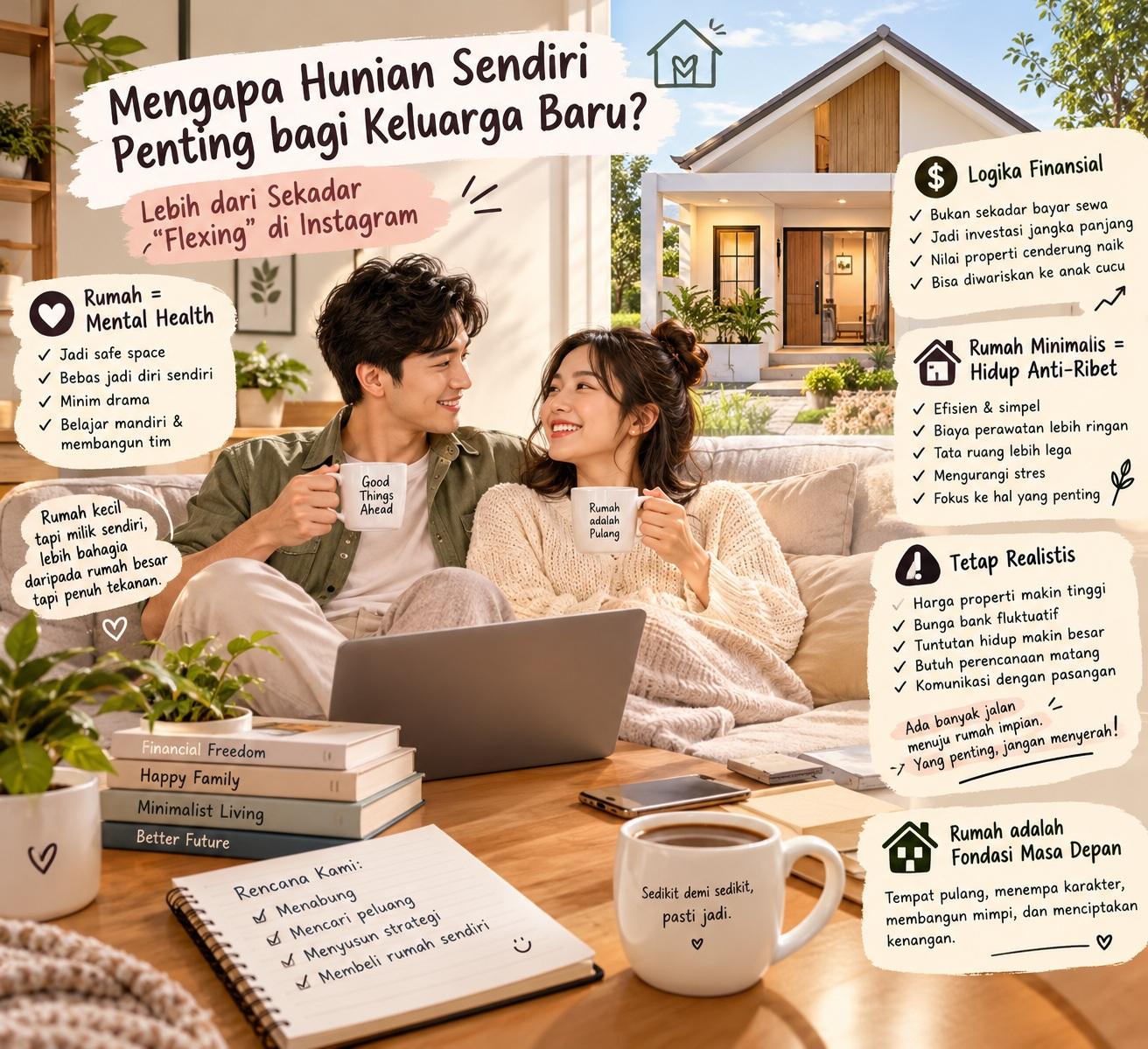 Thumbnail artikel Mengapa Hunian Sendiri Penting bagi Keluarga Baru: Lebih dari Sekadar "Flexing" di Instagram - Berita & Artikel Rumah Sidoarjo