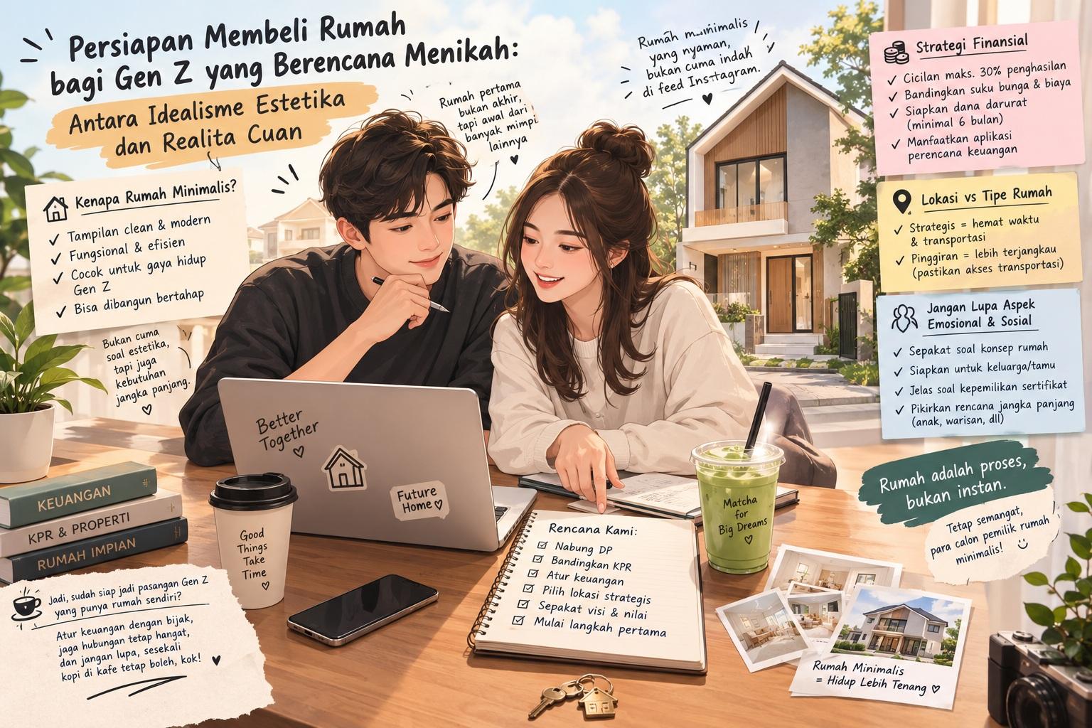 Thumbnail artikel Persiapan Membeli Rumah bagi Gen Z yang Berencana Menikah: Antara Idealisme Estetika dan Realita Cuan - Berita & Artikel Rumah Sidoarjo